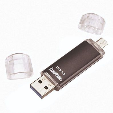 Hama FlasHPen Laeta Twin USB 3.0 schwarz 16GB 40MB/ s