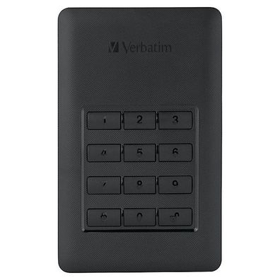 Festplatte Verbatim 53401, extern, 6,35cm, 76x123,5x11mm, USB3.0, 1TB, schwarz