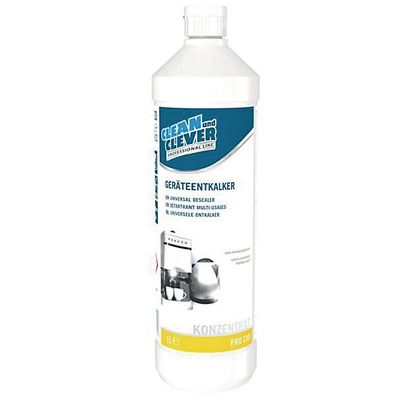 Entkalker Clean & Clever Pro 130, für Koch- / Heißwassergeräte, Inhalt: 1 Liter