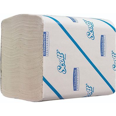 Toilettenpapier Scott 8509, Einzelblattsystem, 2-lagig, 220Blatt, weiß, 36 Stéck