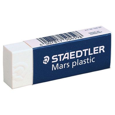 Radierer Staedtler 52650 Mars Plastic, aus Kunststoff, fér Bleistifte