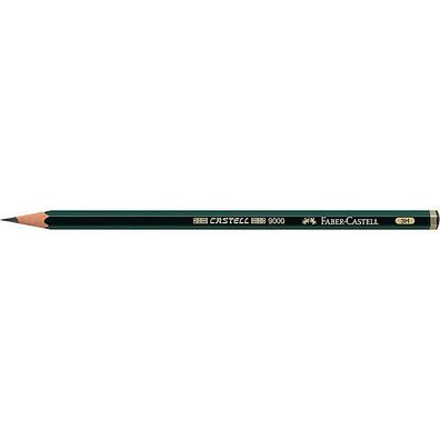 Bleistift Faber-Castell 119013 9000, 3H, grün lackierter Schaft