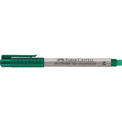 OHP-Stift Faber-Castell 152663 Multimark M, wasserlöslich, 1mm, grün