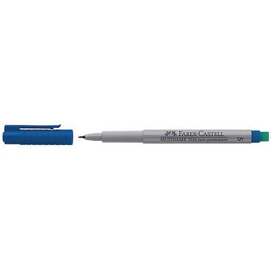 OHP-Stift Faber-Castell 152451 Multimark S, wasserlöslich, 0,4mm, blau