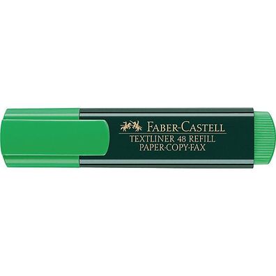 Textmarker Faber-Castell 48NF, 1-5mm, nachféllbar, grén