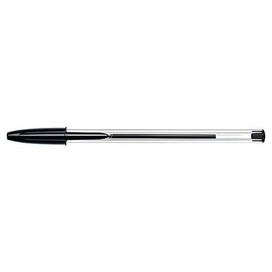 Kugelschreiber BIC Cristal Original, Kappe, Strichstärke 0,4mm schwarz