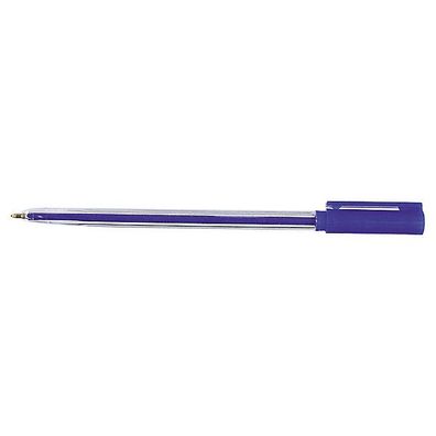 Kugelschreiber Micron Pen Einweg Kappe Strichstärke 0.7mm blau