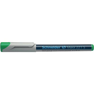 OHP-Stift Schneider Maxx 221S, wasserlöslich, Strichstärke: 0,4mm, grün