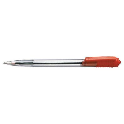 Kugelschreiber WIZ Einweg Druckmechanik Strichstärke 0.5mm rot