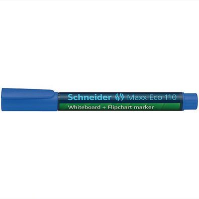 Boardmarker Schneider Maxx Eco 110, Rundspitze, Strichstärke: 1-3mm, blau