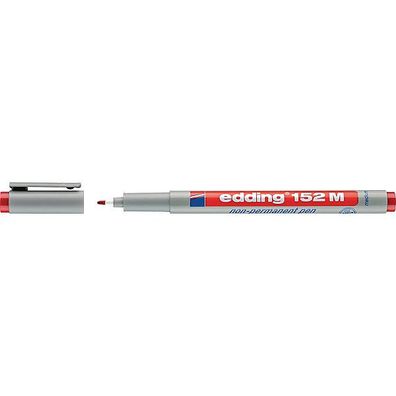OHP-Stift edding 152 M, wasserlöslich, Strichstärke: 1mm, rot