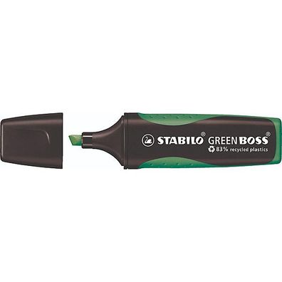 Stabiloâ® Textmarker GREEN BOSSÂ® 6070/33, Keilspitze, 2 - 5 mm, grén