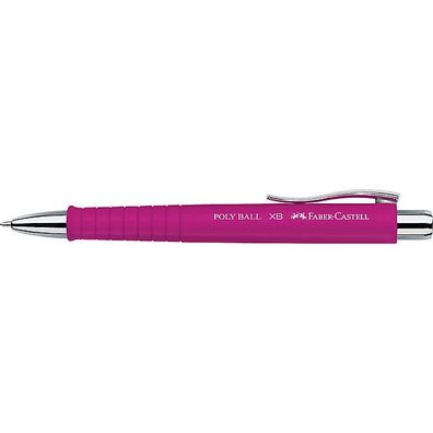 Kugelschreiber Faber-Castell 241128, Polyball XB, Strichstärke: M, pink