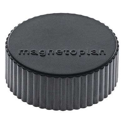 Haftmagnet Magnetoplan 16600, Durchmesser: 34mm, schwarz, 10 Stück