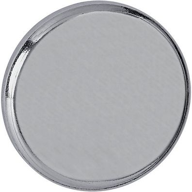 Haftmagnet Maul 6170596 Neodym-Kraftmagnet, Durchmesser 25mm, max. 13kg, silber