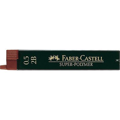 Feinminen Faber-Castell 120502, Strichstärke: 0,5mm, 2B, 12 Stéck