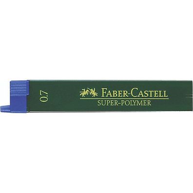 FABER-CASTELL Bleistiftm. SUPER-POLYMER 9067 120701, D: 0,7 mm, B, swz, 12 Stéck