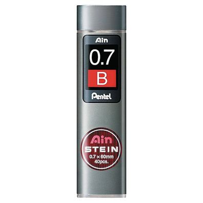 Feinminen Pentel AinStein C277, Strichstärke: 0,7mm, Härtegrad: B, 40 Stück