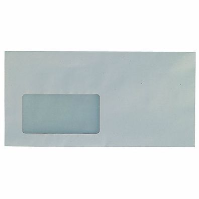 Briefumschläge DIN lang, mit Fenster, Selbstklebung, 75g, Recycling, 100 Stéck