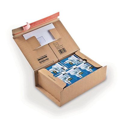 Versandkarton Colompac Paket POST, Größe M A4, Innenmaße 305 x 212 x 110mm