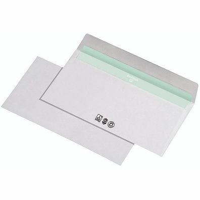 Briefumschläge DIN lang 110x220mm ohne Fenster HK weiß 1000St