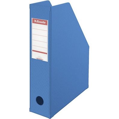 Stehsammler Esselte 56005, aus Pappe mit PVC-Folie umschweißt, blau