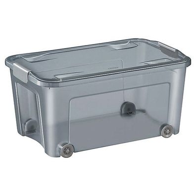 Aufbewahrungsbox CEP 2356560061, recycelter Kunststoff, 43 Liter, transparent
