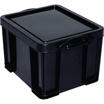Aufbewahrungsbox Really Useful 35BK, 35 Liter, 480 x 390 x 310 mm, schwarz
