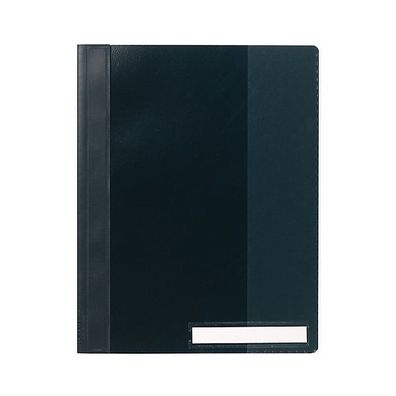 Schnellhefter Durable 2510, A4 Überbreite, mit Beschriftungsfenster, schwarz