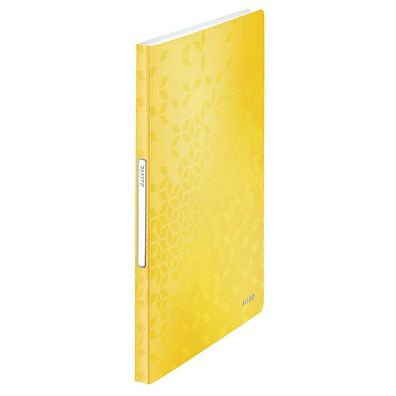 Sichtbuch Leitz 4632 WOW, A4, mit 40 Hüllen, gelb metallic