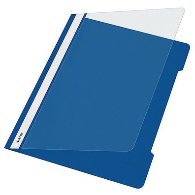 Schnellhefter Leitz 4191, A4, aus PVC-Folie, blau