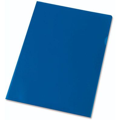 Sichthülle Lands 072-2345-003-52, PP, oben re. offen, A4, 0,11 mm, genarbt, blau
