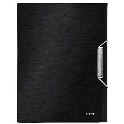 Ablagebox Leitz 3956 Style, aus PP, Rückenbreite: 30 mm, A4, satin schwarz