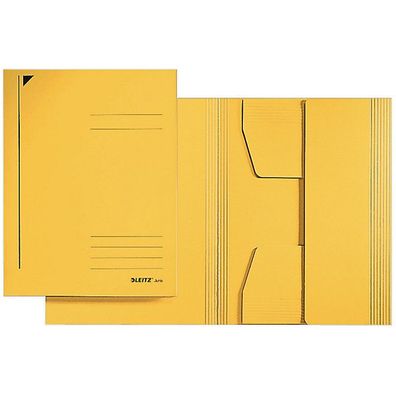 Jurismappe Leitz 3924, A4, aus Karton, gelb