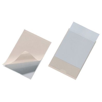 Selbstklebetaschen Durable Pocketfix 8077, 74 x 105mm, transparent, 10 Stück