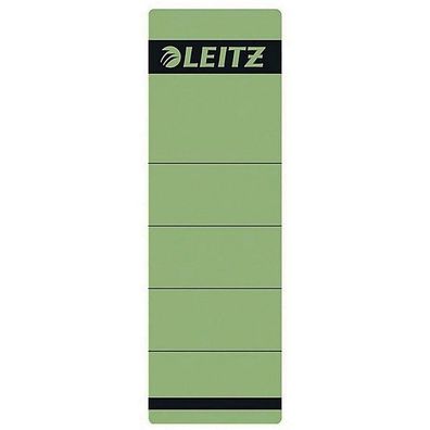 Rückenschilder Leitz 1642, kurz / breit, grün, 10 Stück