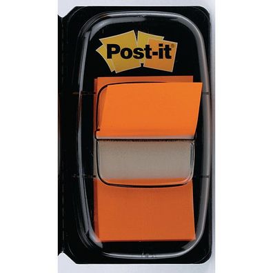 Haftmarker Post-it Index I680-4, 25,4x43,2mm, 50 Haftstreifen, orange