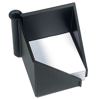 Notizzettel-Box Helit H63040, mit 500 Blatt weiß, Maße: 127 x 108 x 127mm, swz