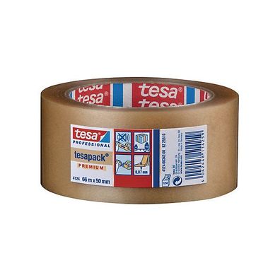 Packband Tesa tesapack 04124, 25mm x 66m, transparent