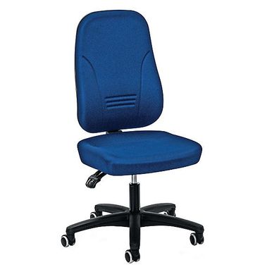 Bérostuhl Prosedia Younico 1451, hohe 3D-Réckenlehne, 3 Stunden-Stuhl, blau