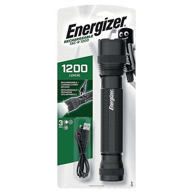 Taschenlampe Energizer TAC 1000, Metall, wiederaufladbar, 1000lm, schwarz
