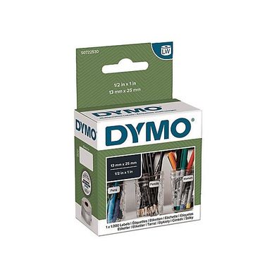 Etikettenband Dymo S0722530, LabelWriter Vielzweck, 25x13mm (LxB), 1000 Stück.