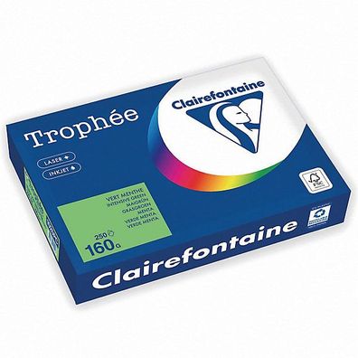 Farbpapier - Trophee - 1025C - A4 - 160 g/ m² - grün - 250 Blatt