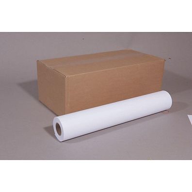 Plotterpapier Colour 90g unbe. weiß 610mm x 50m 6 Rollen