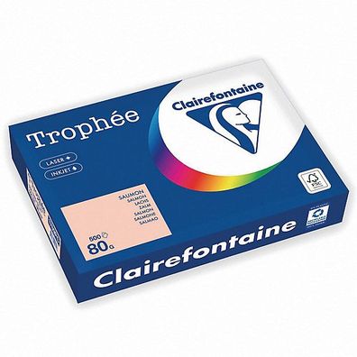 Farbpapier - Trophee - 1769C - A4 - 80 g/ m² - matt - lachs - 500 Blatt