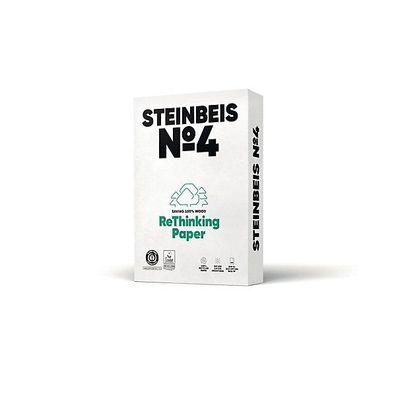 Kopierpapier Recycling Steinbeis No. 4, A4, 80g, 100erWeiße, 500 Blatt