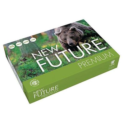 Kopierpapier New Future Premium, A4, 80g, weiß, 500 Blatt