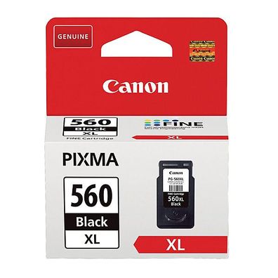 Tintenpatrone Canon 3712C001 - PG-560XL, Reichweite: 400 Seiten, schwarz