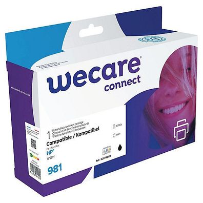 Tinte Wecare kompatibel mit HP 981Y/ L0R16A, schwarz