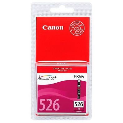Tintenpatrone Canon 4542B001 - CLI-526M, Reichweite: 500 Seiten, magenta